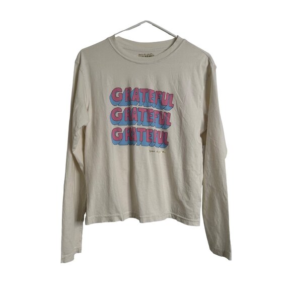 Spiritual Gangster "Grateful" Pullover Activewear Fitness Long Sleeve Tee Shirt - Picture 6 of 7